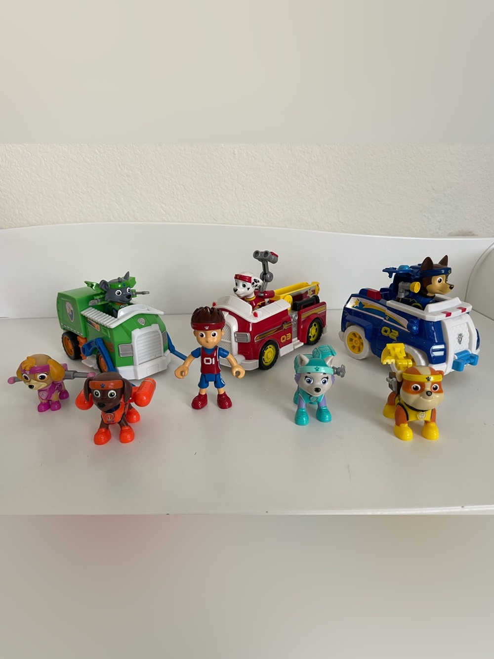 Paw Patrol All Star Pups Complete Figure Set including Everest HTF